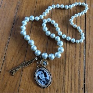Pearl Cameo Necklace